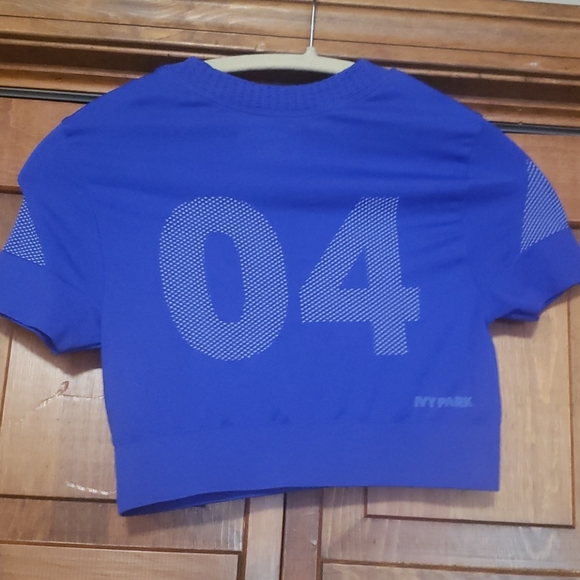 Ivy Park Crop Top in Blue Size S - Picture 4 of 5